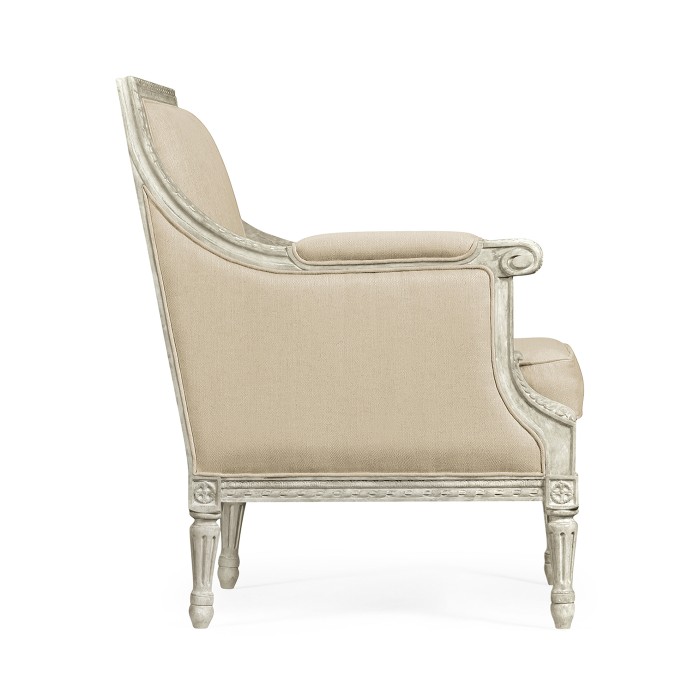 Natural Greige Occasional Chair