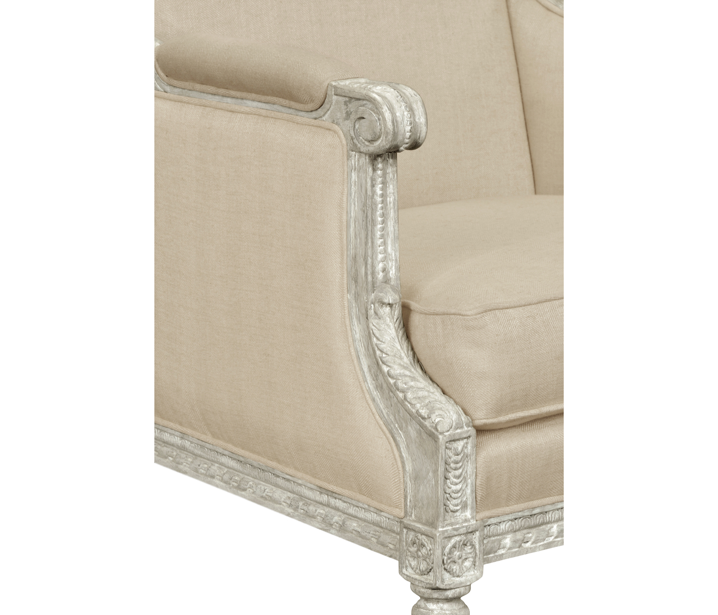 Natural Greige Occasional Chair
