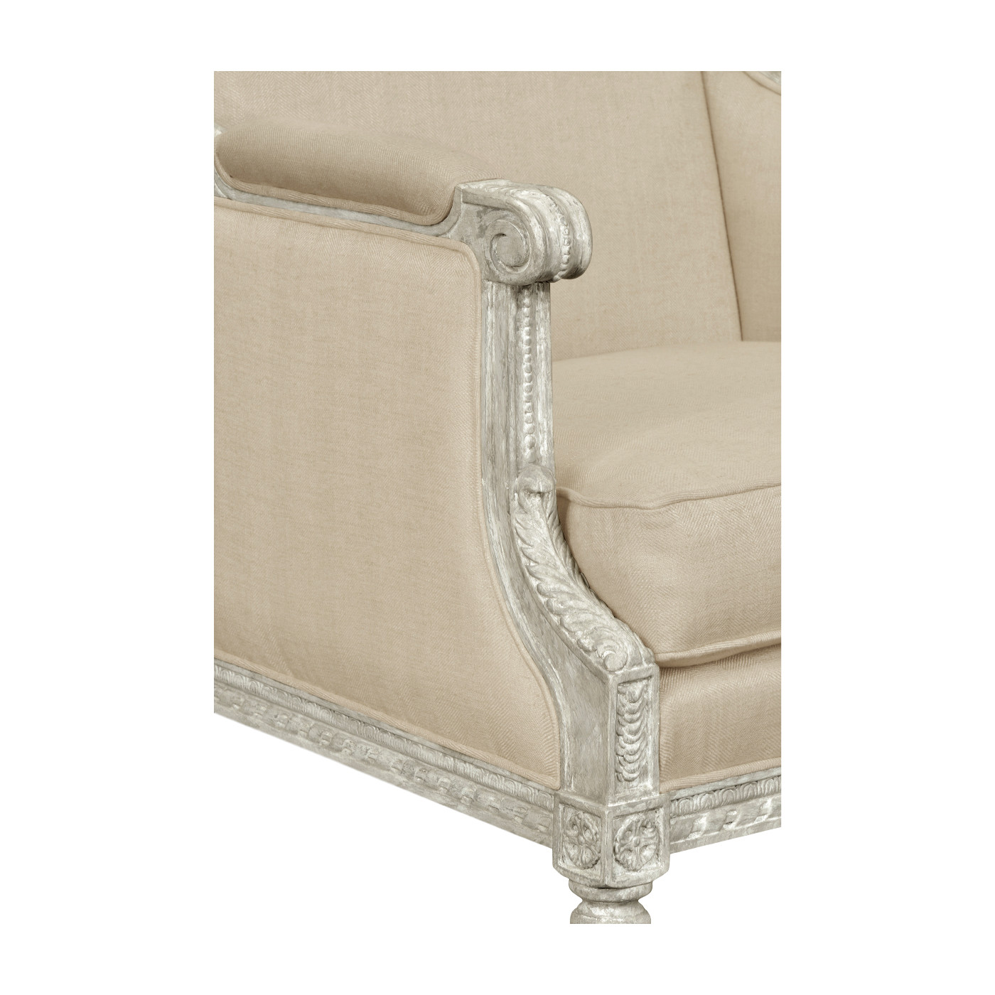 Natural Greige Occasional Chair