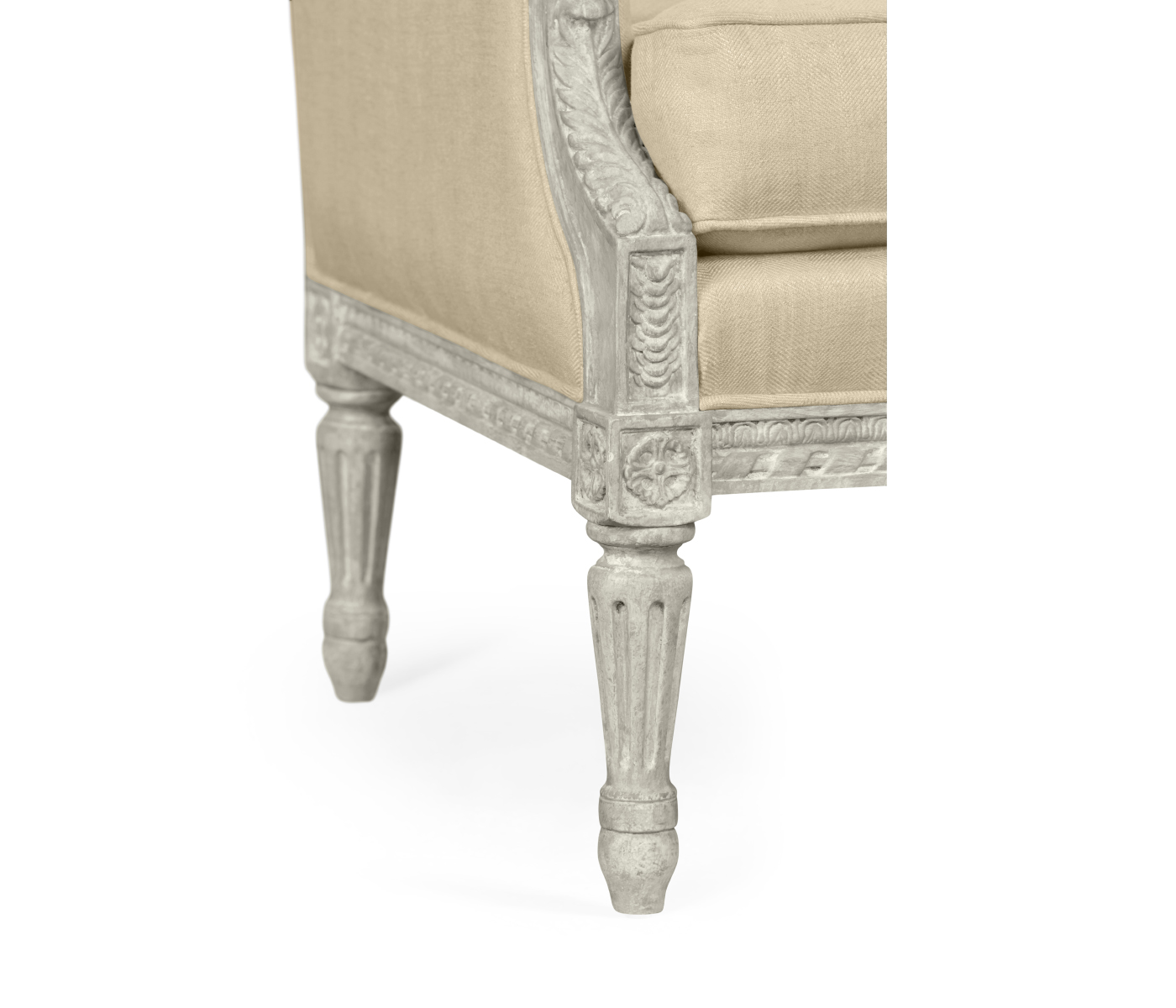 Natural Greige Occasional Chair