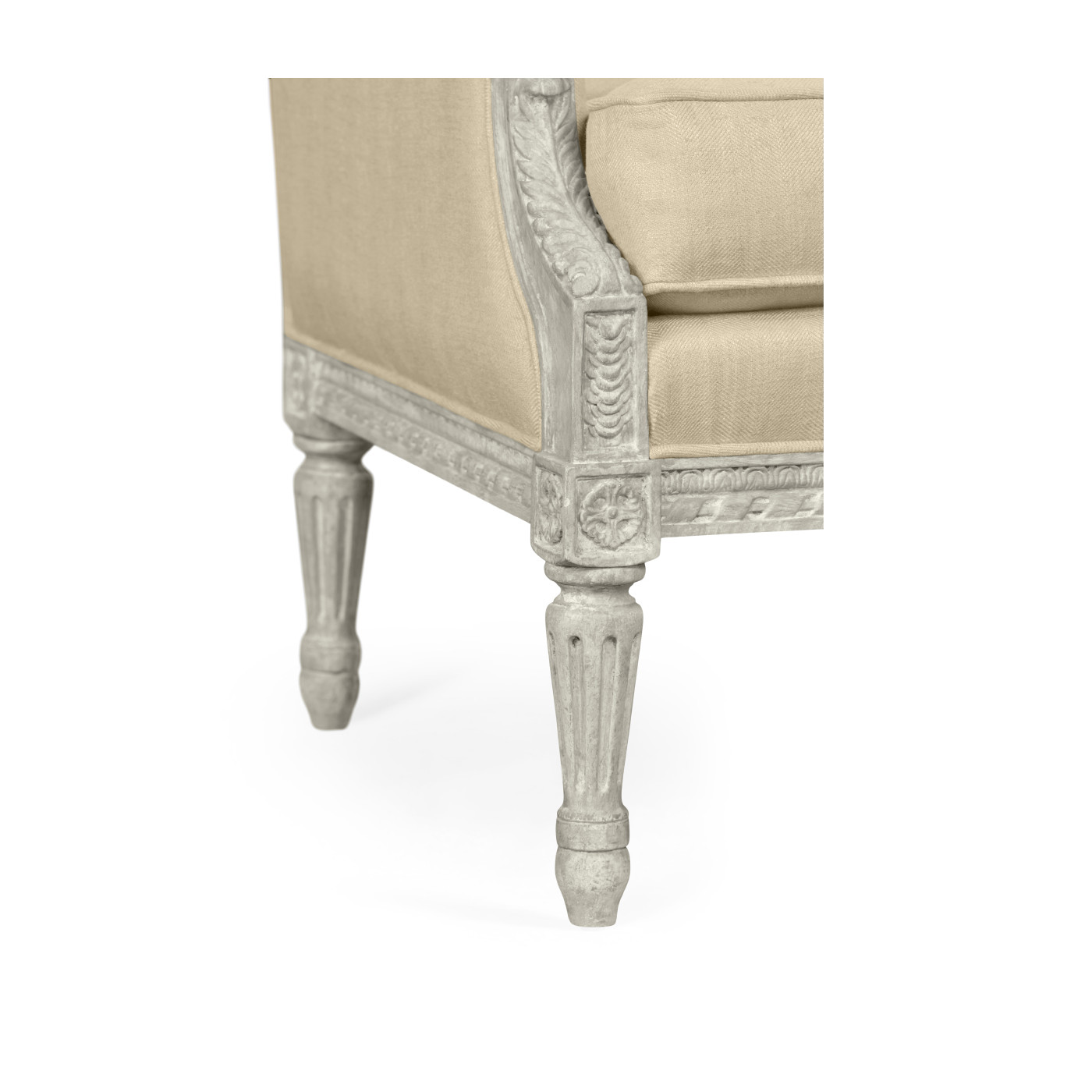 Natural Greige Occasional Chair