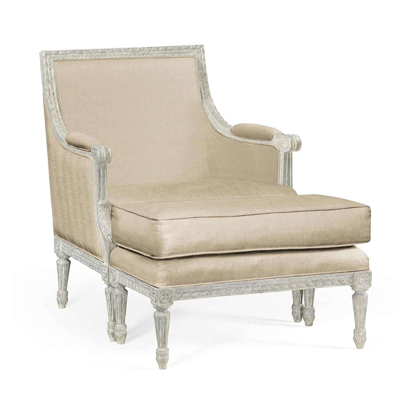 Natural Greige Occasional Chair