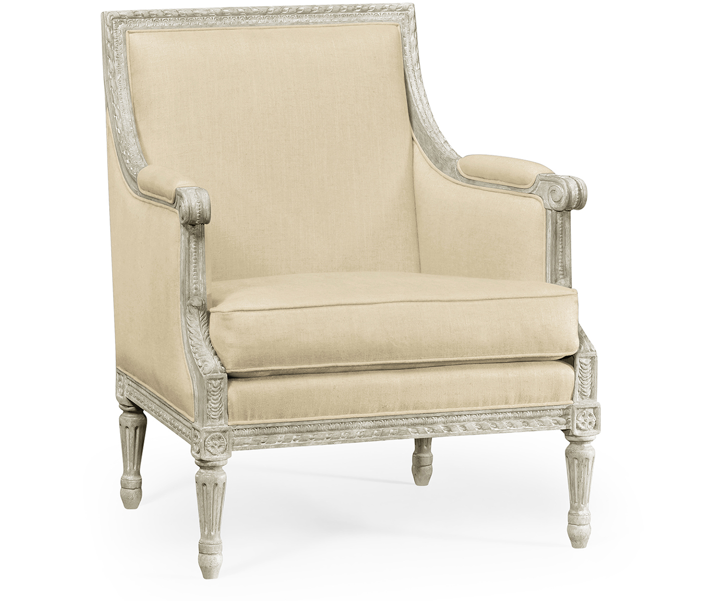 Natural Greige Occasional Chair