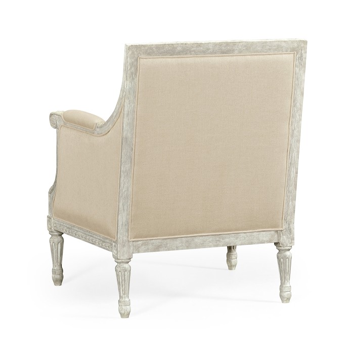 Natural Greige Occasional Chair