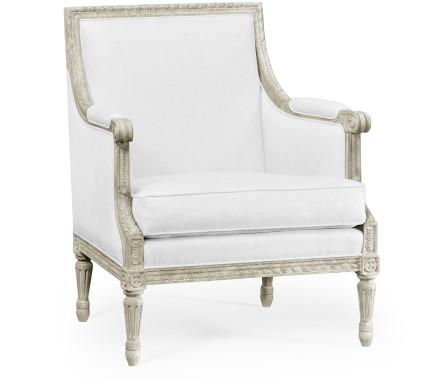 Natural Greige Occasional Chair