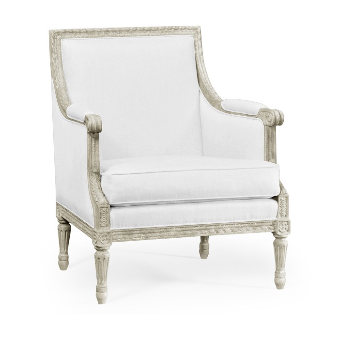 Natural Greige Occasional Chair