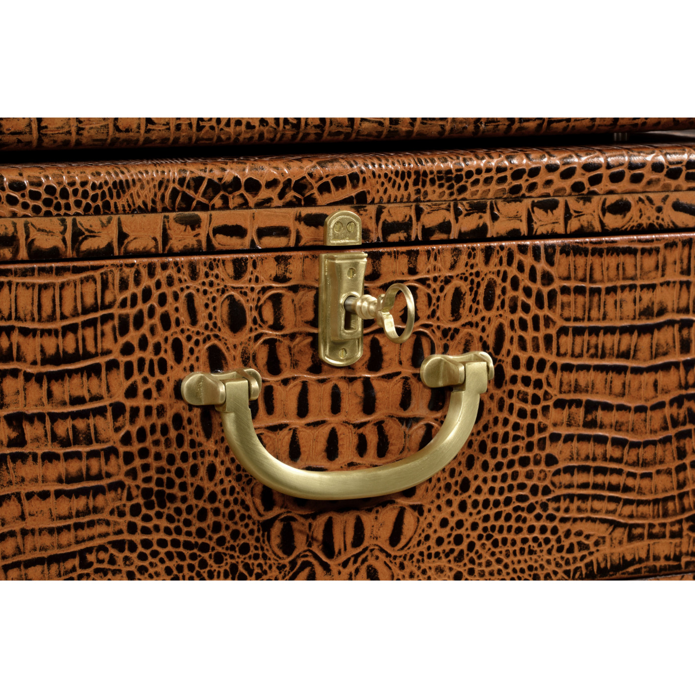 Choc faux Croc valise table