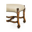 Upholstered side chair in Rustic Walnut
