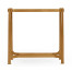 Gilded rectangular side table