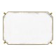 Gilded rectangular side table