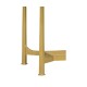Gilded rectangular side table