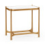 Gilded rectangular side table