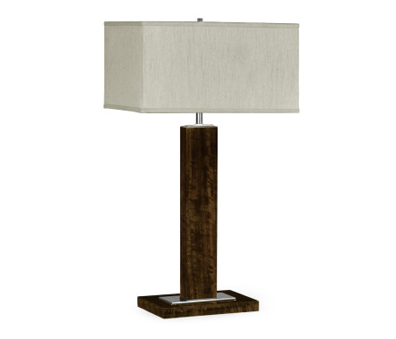 Black Eucalyptus Rectangular Table Lamp