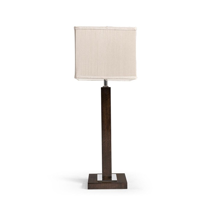Black Eucalyptus Rectangular Table Lamp
