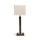 Black Eucalyptus Rectangular Table Lamp