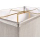 Black Eucalyptus Rectangular Table Lamp