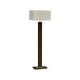 Black Eucalyptus Rectangular Floor Lamp