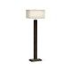Black Eucalyptus Rectangular Floor Lamp