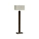 Black Eucalyptus Rectangular Floor Lamp