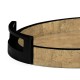 Small Elliptical Tray in Brown Brick Eggshell