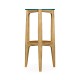 Architectural Round End Table with Glass Top