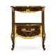 Mahogany & Gilded Nightstand