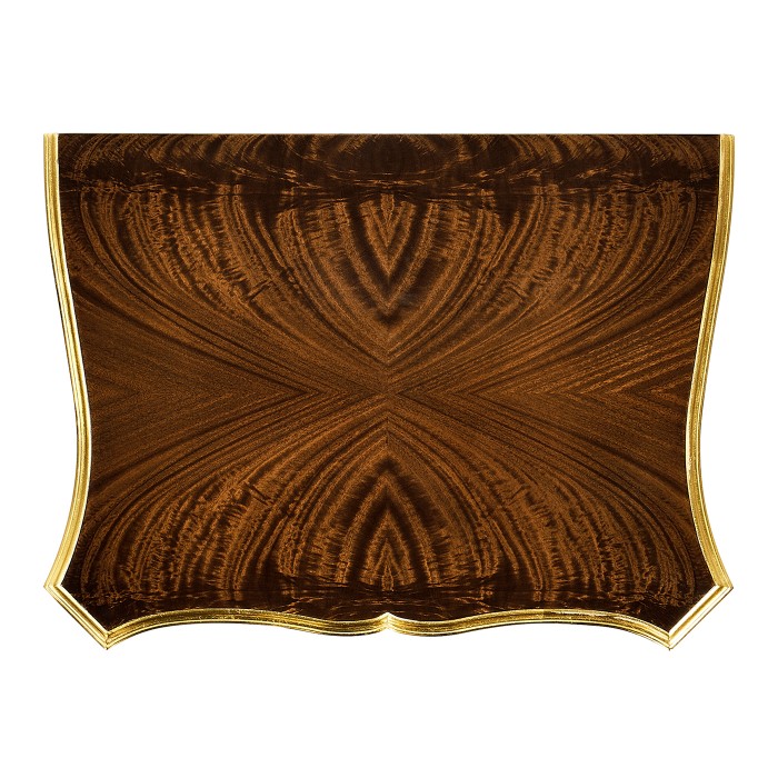 Mahogany & Gilded Nightstand