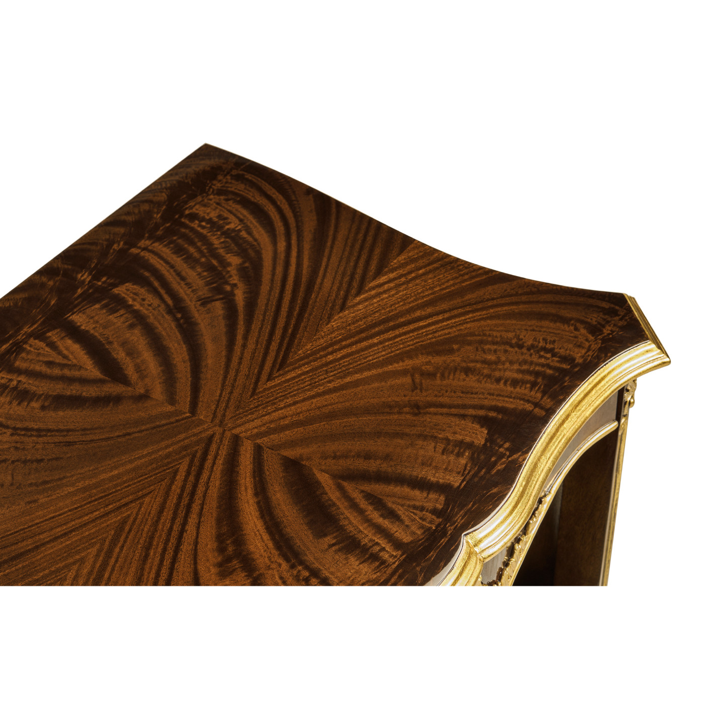 Mahogany & Gilded Nightstand