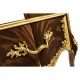 Mahogany & Gilded Nightstand
