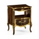 Mahogany & Gilded Nightstand