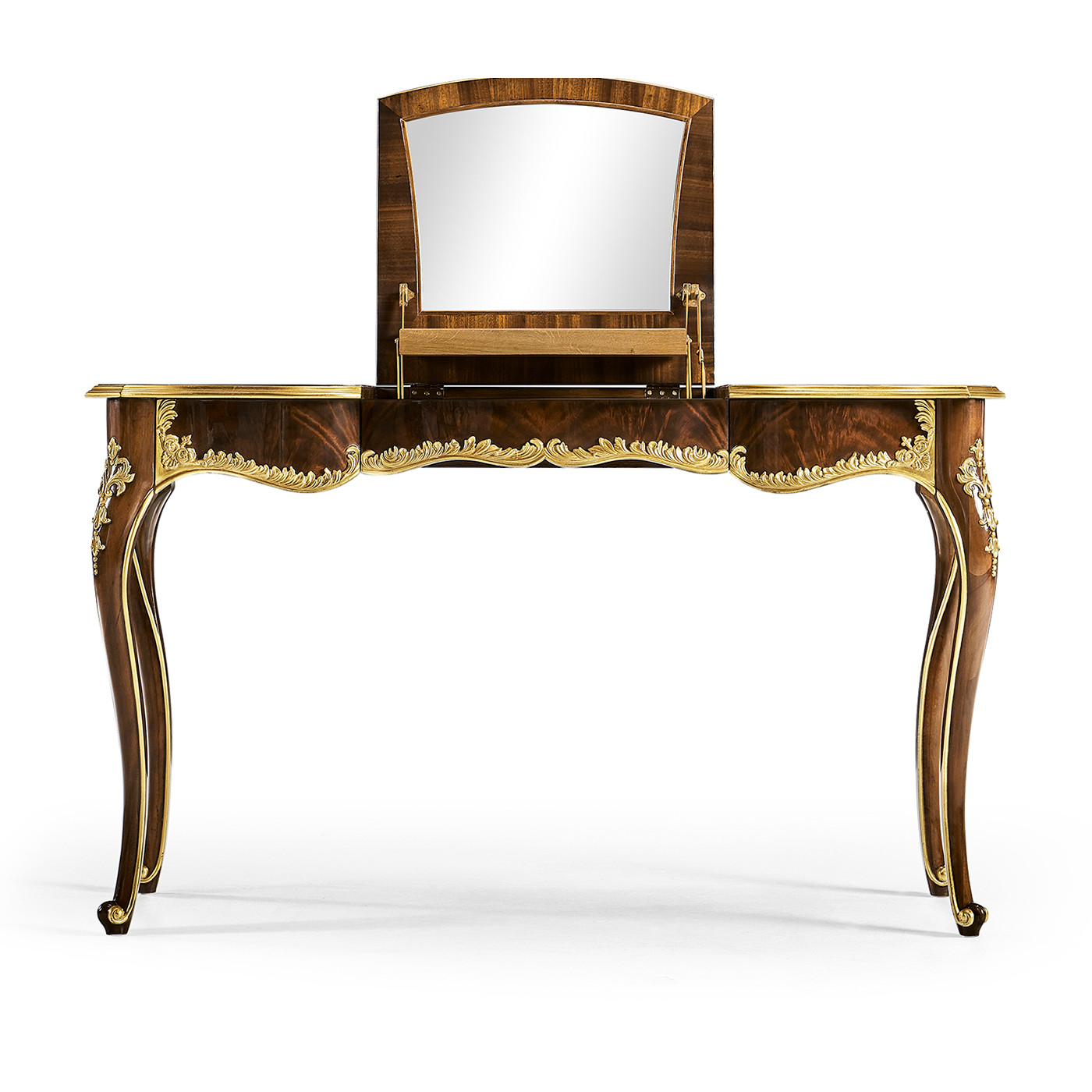 Dressing table with gilt carved detailling