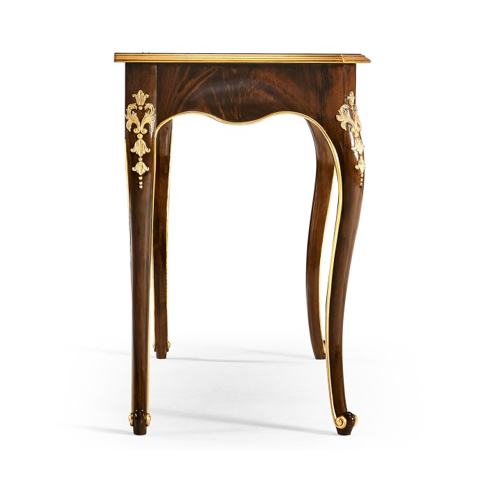 Dressing table with gilt carved detailling