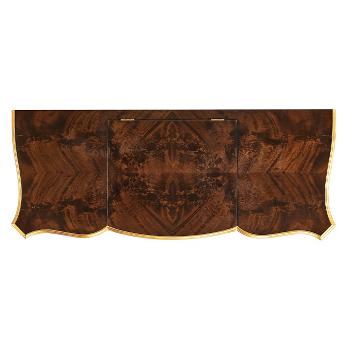 Dressing table with gilt carved detailling