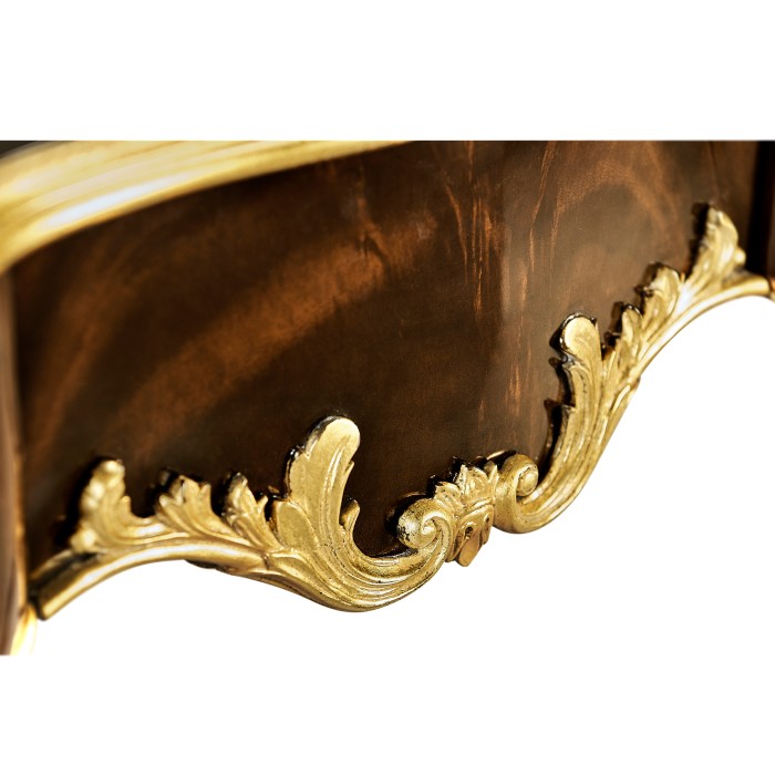 End table with gilt carved detailling