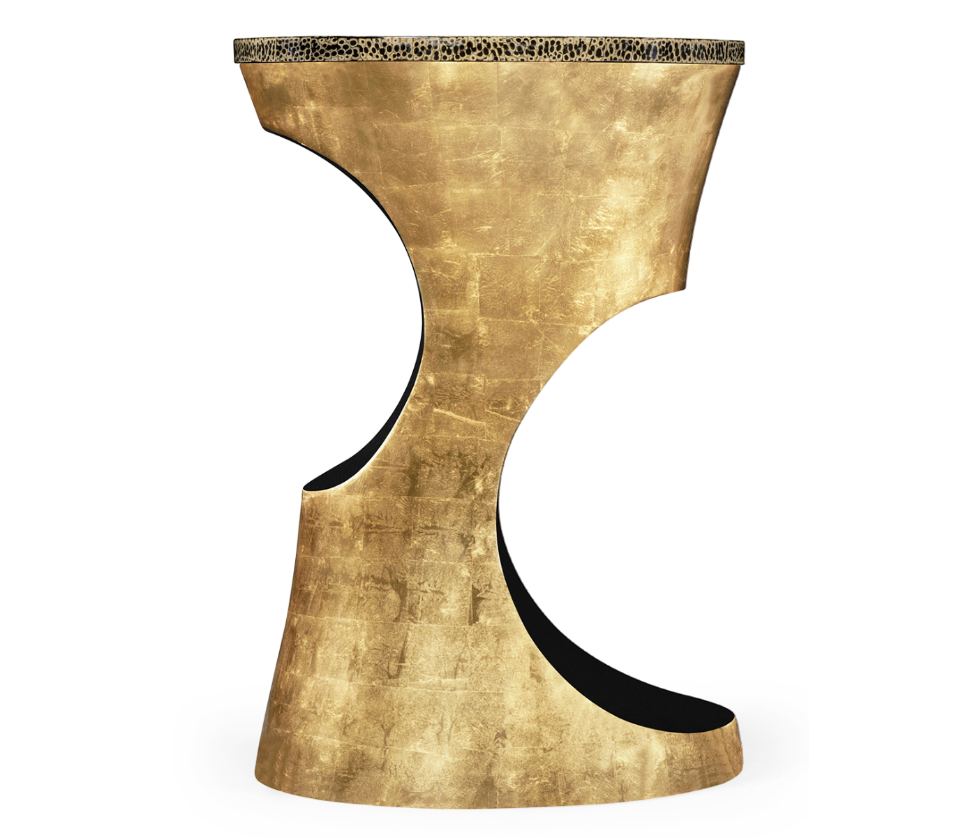 Emperor Gold Round Cut-Out Lamp Table