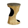 Emperor Gold Round Cut-Out Lamp Table