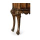 Rectangular Console Table in Rustic Walnut with Drawers