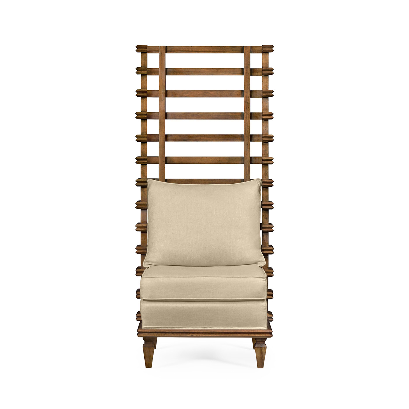 High Back Occasional Chair, Upholstered in MAZO