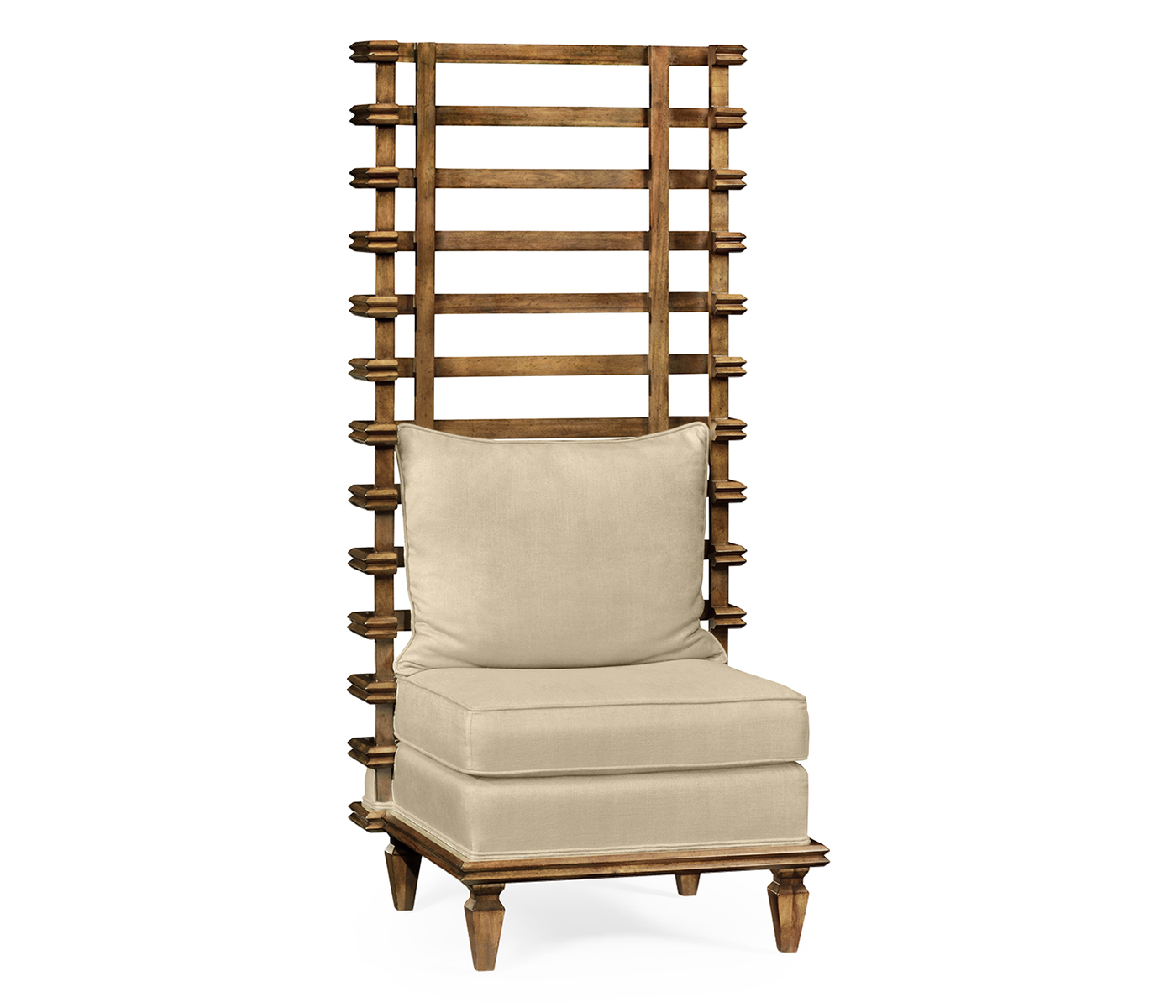 High Back Occasional Chair, Upholstered in MAZO