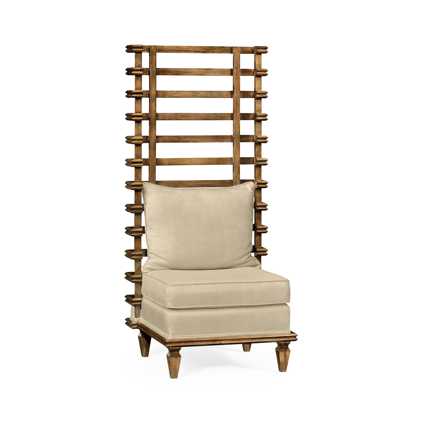 High Back Occasional Chair, Upholstered in MAZO