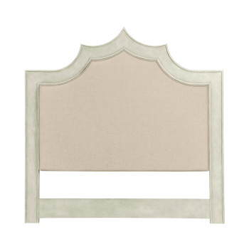 Pebble Grey headboard, UK Queen