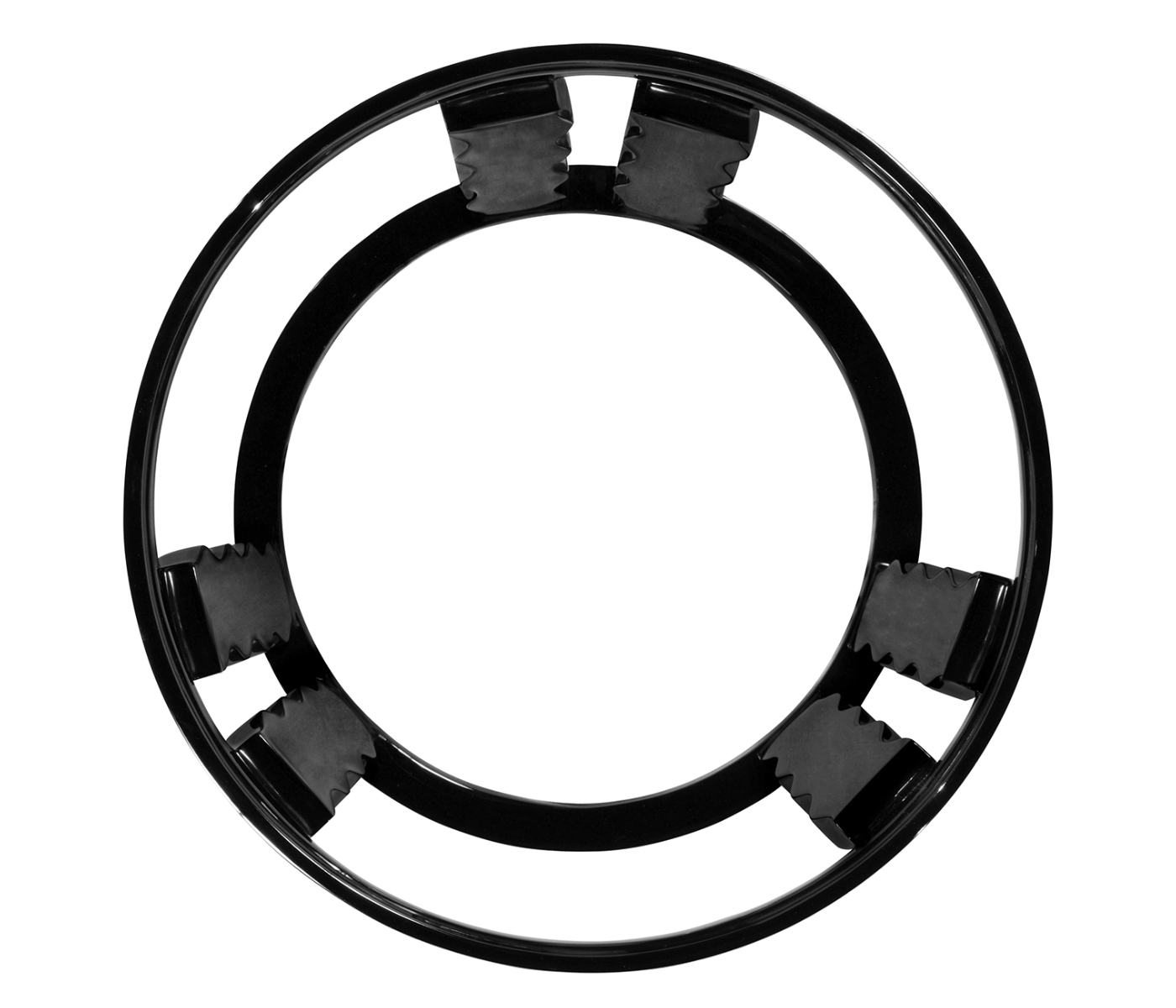 Smoky Black Side Table with Reversible Top