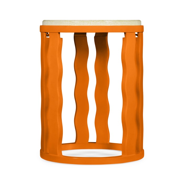Persimmon Side Table with Reversible Top