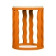 Persimmon Side Table with Reversible Top