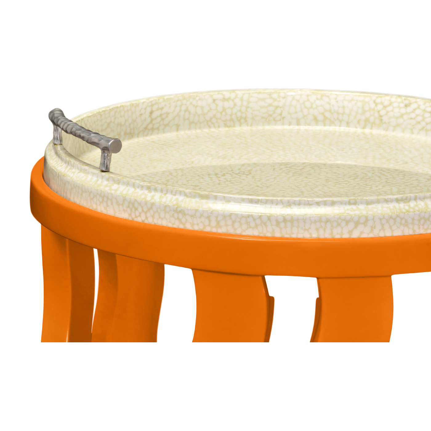 Persimmon Side Table with Reversible Top