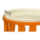 Persimmon Side Table with Reversible Top