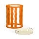 Persimmon Side Table with Reversible Top