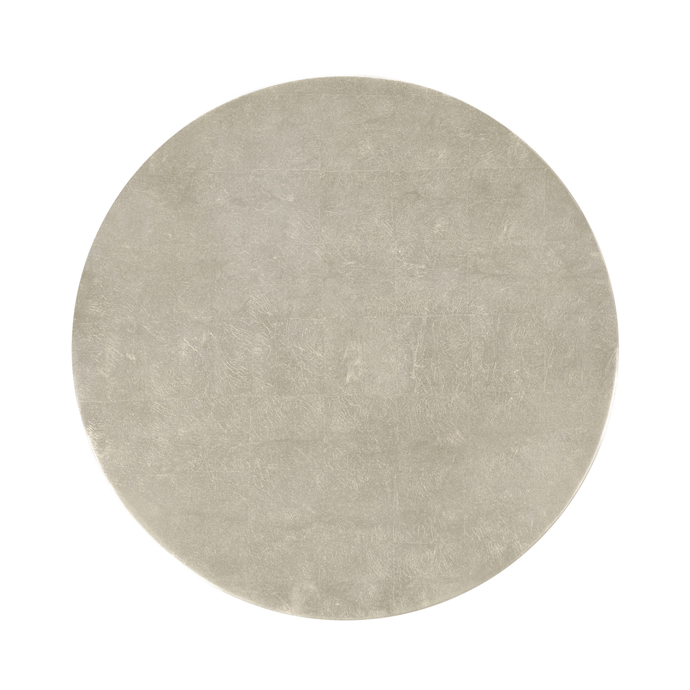 Round Smoky Black & Silver Espresso Wine Table