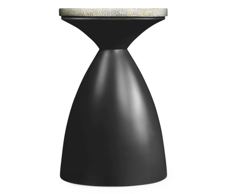 Round Charcoal & Eggshell Wine Table