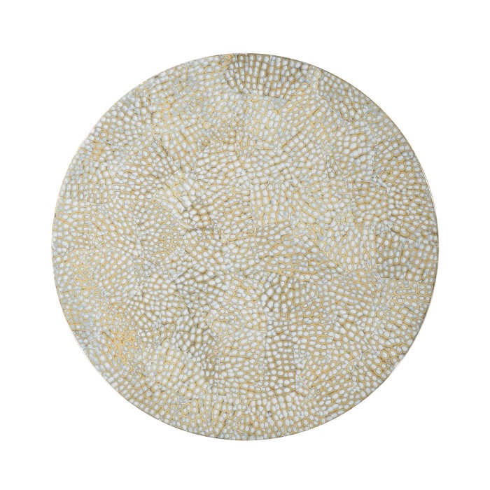 Round Charcoal & Eggshell Wine Table